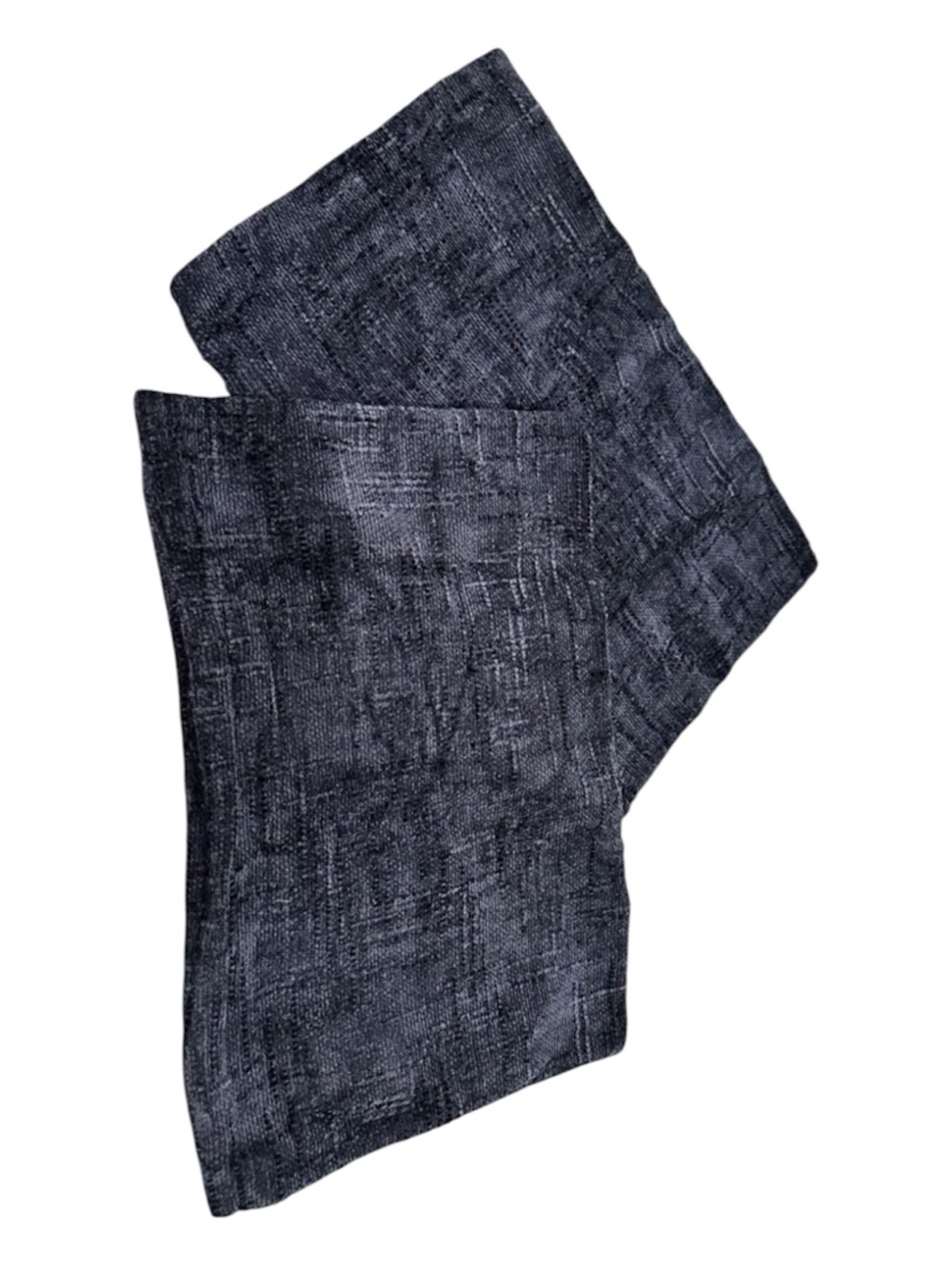 MANDIOO Dark Blue Chenille Pillow Covers